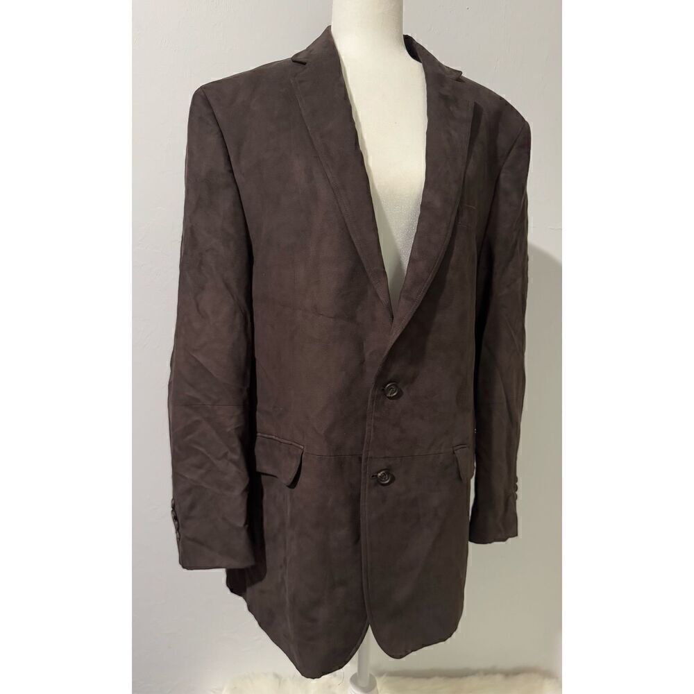Ralph Ralph Lauren brown suede blazer coat 46L